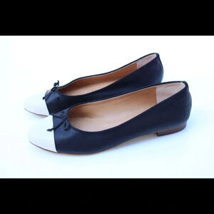 J. Crew cap toe flats